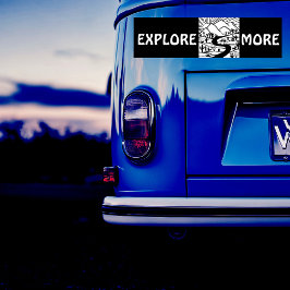 Adesivo Para Carro EXPLORE MAIS VELOCIDADE RVing