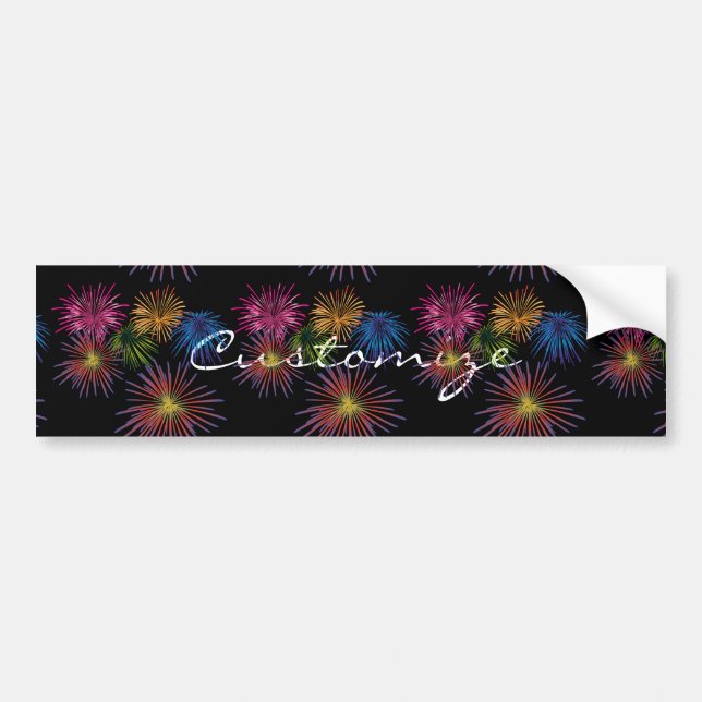 Adesivo Para Carro Explosão de Thunder_Cove do Fireworks (Frente)