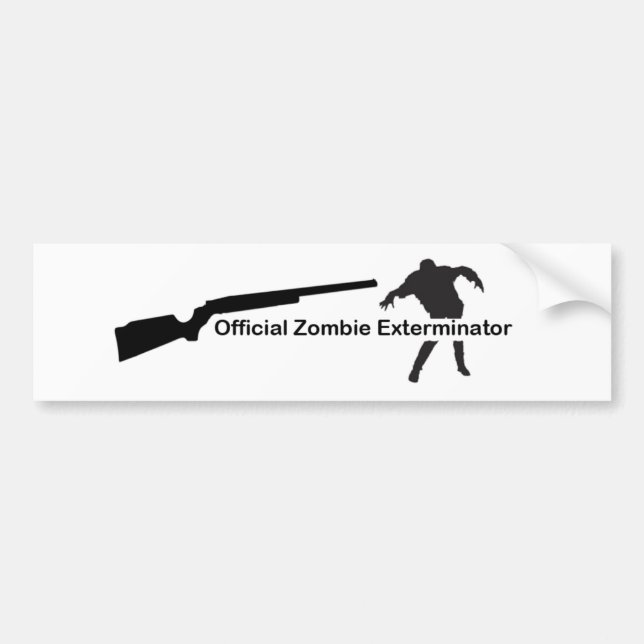 Adesivo Para Carro Exterminator do zombi (Frente)