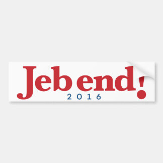 Adesivo Para Carro Extremidade de Jeb! 2016