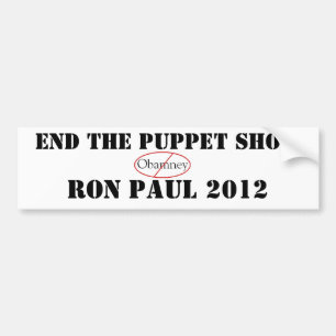 Adesivo Para Carro EXTREMIDADE de Ron Paul 'o FANTOCHE SHOW