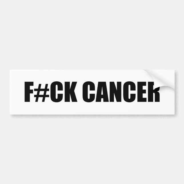 ADESIVO PARA CARRO F#CANCER CK (Frente)