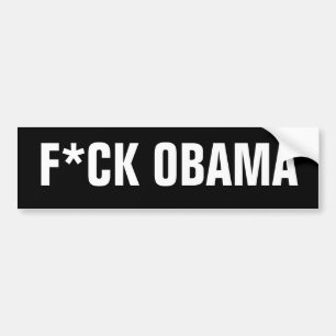 ADESIVO PARA CARRO F*CK OBAMA