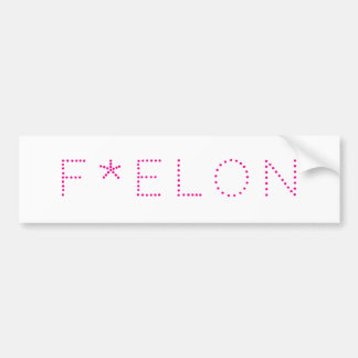 ADESIVO PARA CARRO F* ELON!