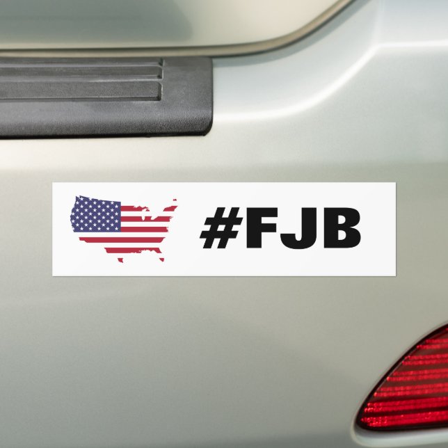 Adesivo Para Carro F Joe Biden #FJB Bumper Sticker (No carro)