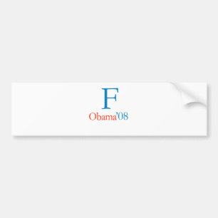 ADESIVO PARA CARRO F OBAMA