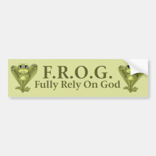 ADESIVO PARA CARRO F.R.O.G.