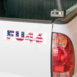 Adesivo Para Carro F.U. 46 Biden Bumper Sticker