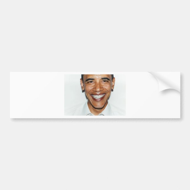 Adesivo Para Carro Fã de rocha, Obama (Frente)