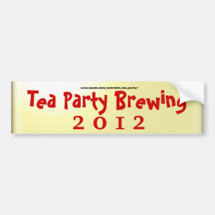 Adesivo Para Carro Fabricação de cerveja do tea party