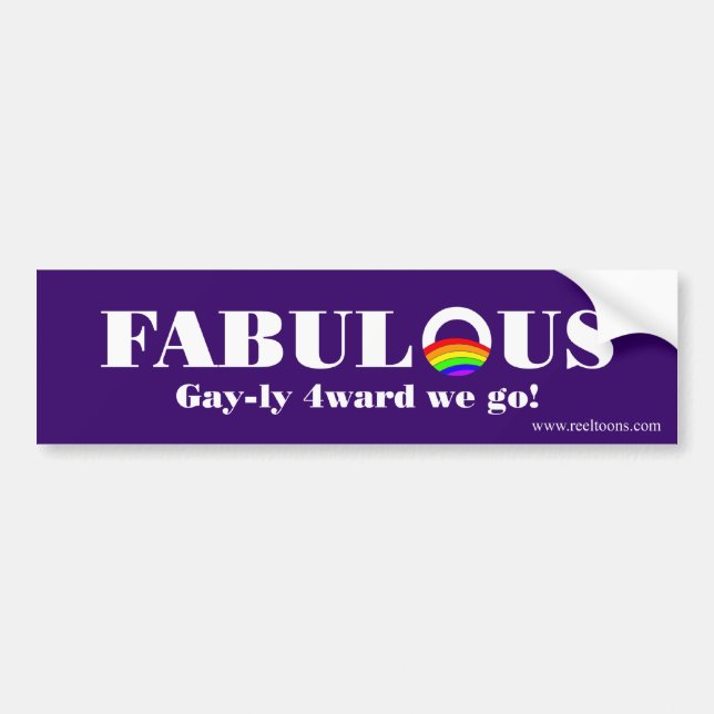 Adesivo Para Carro Fabuloso: divisão Gay-LY 4 (Frente)