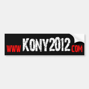 Adesivo Para Carro Faça Kony famoso - Kony 2012