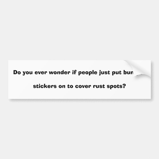 Adesivo Para Carro Faça-o nunca maravilha se as pessoas apenas pôr a (Frente)