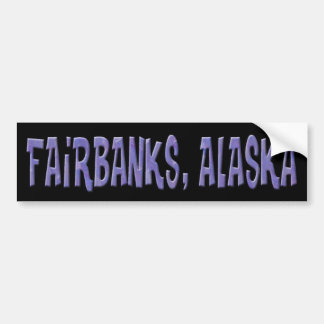 ADESIVO PARA CARRO FAIRBANKS, ALASKA