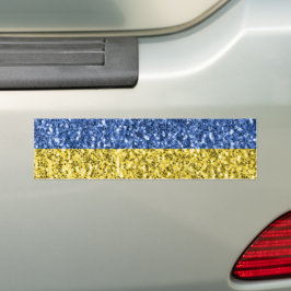 Adesivo Para Carro Faíscas de brilho azul amarelo da bandeira da Ucrâ