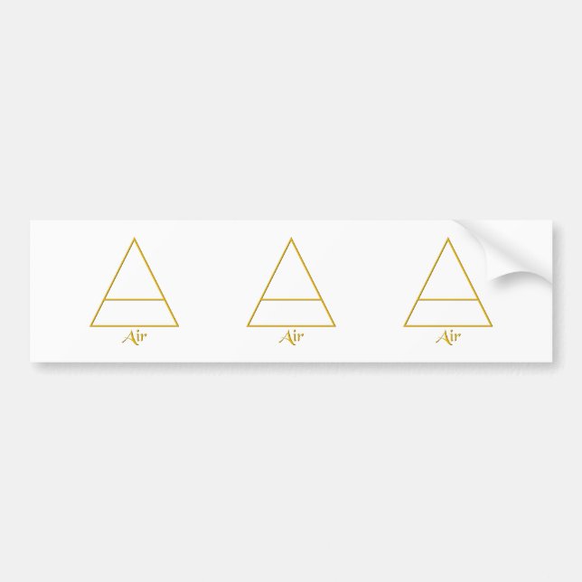 Adesivo Para Carro Falln Pagan Air Element Symbol (Frente)