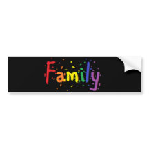 Família Confetti Rainbow em preto