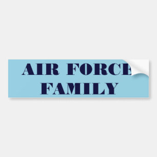 Adesivo Para Carro Família da Força Aérea Bumper Sticker