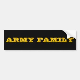 Adesivo Para Carro Família do Exército de Bumper Sticker
