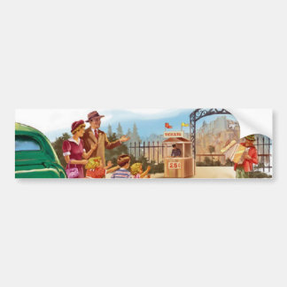 Adesivo Para Carro Família Retro