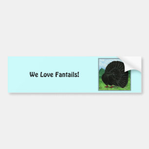 Adesivo Para Carro Fantail: Black