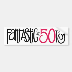Adesivo Para Carro Fantástico no 50 Bumper Sticker