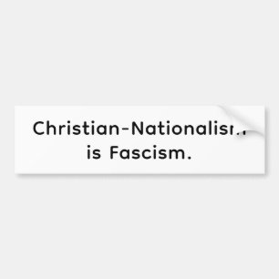 Adesivo Para Carro Fascismo do Nacionalismo Cristão Hankamer Artjunkh
