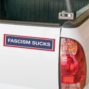 Adesivo Para Carro Fascismo é uma porcaria