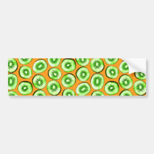 Adesivo Para Carro Fatias de Kiwi