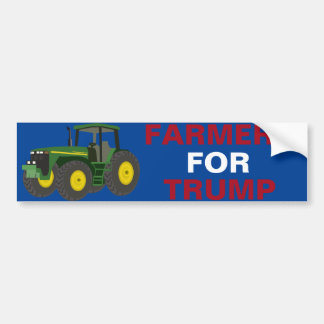 Adesivo Para Carro Fazendeiros para o presidente Trump para-choque