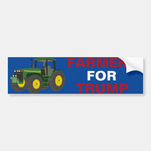 Adesivo Para Carro Fazendeiros para o presidente Trump para-choques