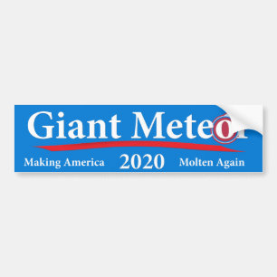 Adesivo Para Carro Fazer 2020 gigante do meteoro América derretida