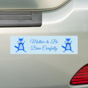 Adesivo Para Carro Febre de Raposa Azul-Cinto Personalizada