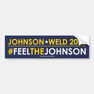 Adesivo Para Carro #FEELTHEJOHNSON do autocolante no vidro traseiro
