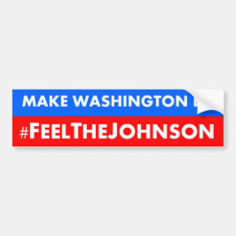 Adesivo Para Carro #feelthejohnson Gary Johnson 2016