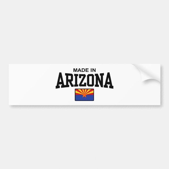 Adesivo Para Carro Feito em Arizona (Frente)
