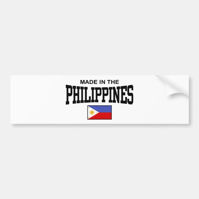 Adesivo Para Carro Feito nas Filipinas (Frente)