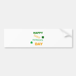 Adesivo Para Carro Feliz Dia de São Patrício