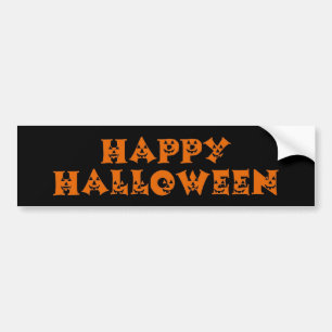 Adesivo Para Carro Feliz Halloween Pumpkins