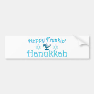 Adesivo Para Carro feliz hanukkah