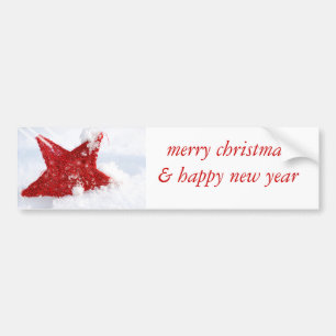 Adesivo Para Carro feliz natal e feliz ano novo