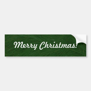 Adesivo Para Carro Feliz Natal Pine Tree Close