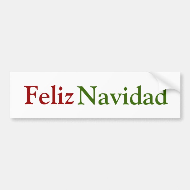 Adesivo Para Carro Feliz Navidad (Frente)