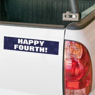 Adesivo Para Carro Feliz Quarto! Aniversário da América do dia 4 de j