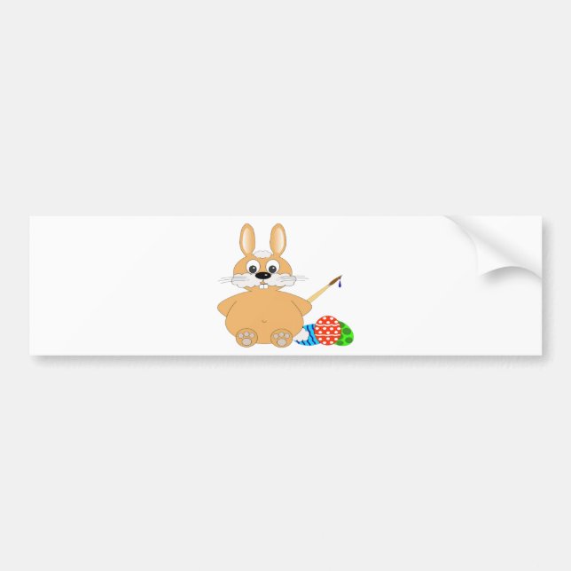 Adesivo Para Carro Felz pascoa Bunny (Frente)