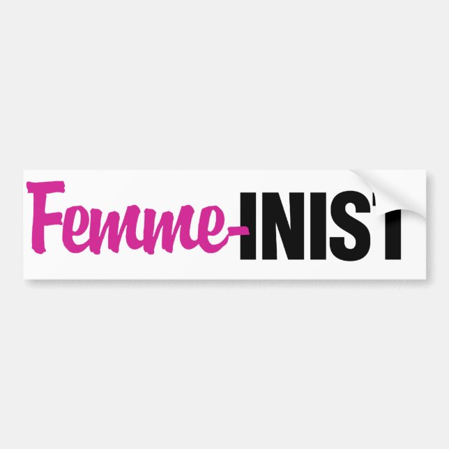 Adesivo Para Carro Feminista (Frente)