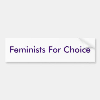 Adesivo Para Carro Feministas para a escolha