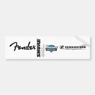 Adesivo Para Carro Fender shure Ibanez Bumper Sticker