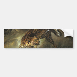 Adesivo Para Carro Ferocious Wild Leopard (por Jean-Baptiste Oudry)