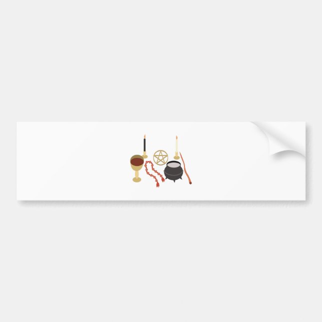 Adesivo Para Carro Ferramentas das bruxas (Frente)